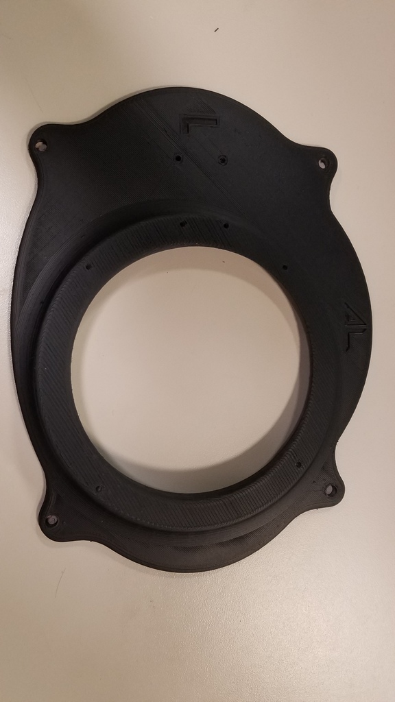 3D-модель монтажной пластины для динамика 6.5"