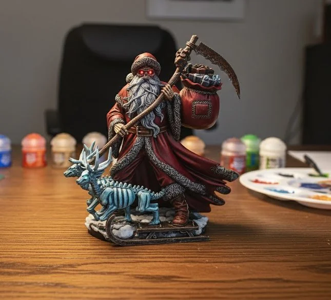 Печальный Жнец - Тёмный Санта и Склетные Олени