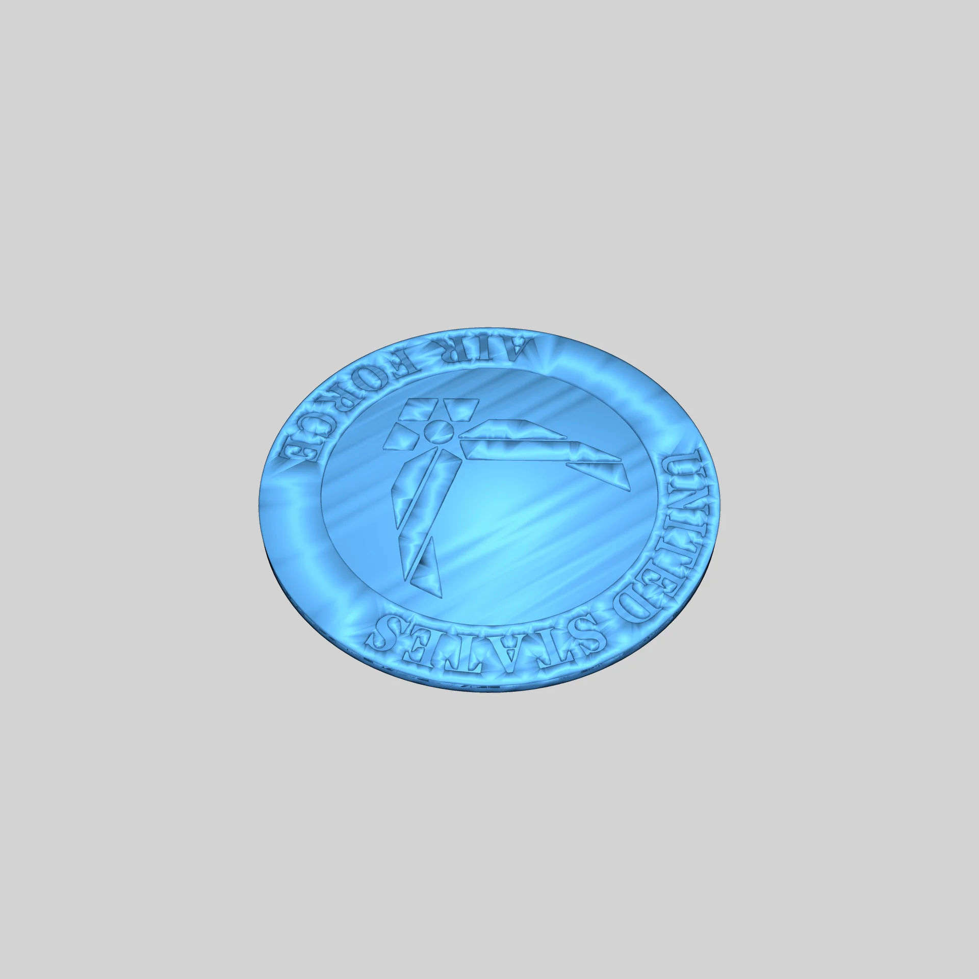 Логотип ВВС в одном файле для 3D-печати