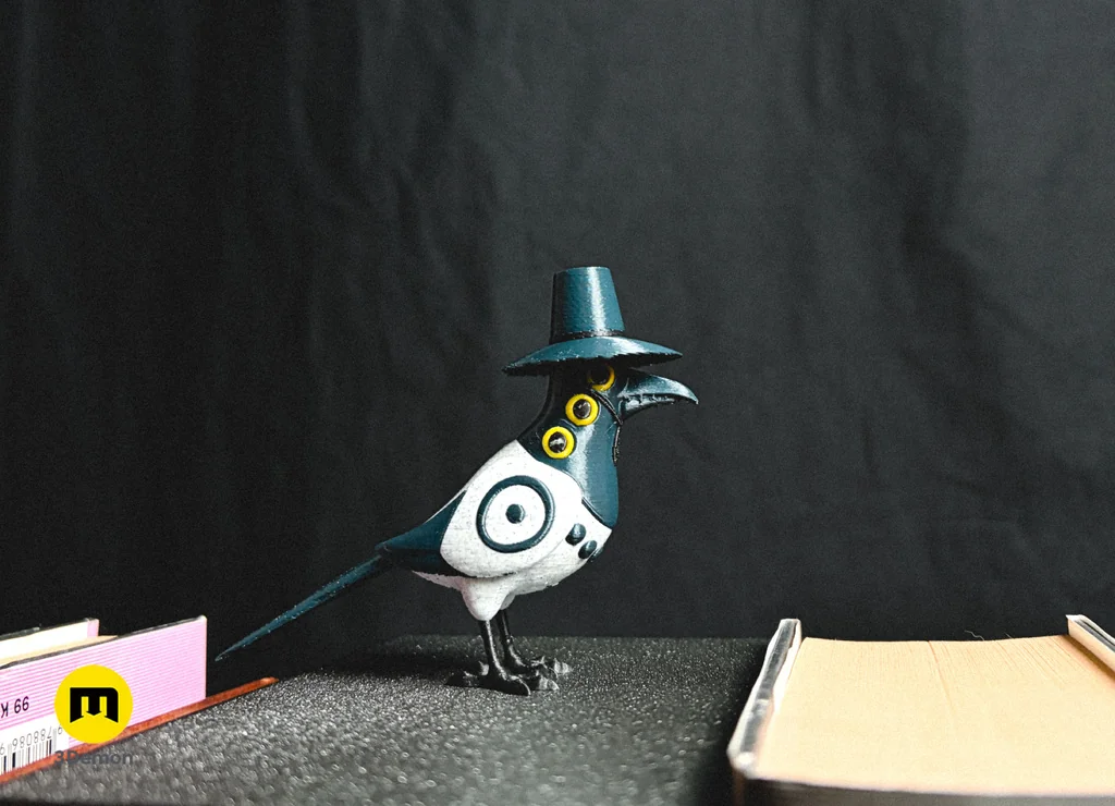 3D-модель воробья Сусси из KPop Demon Hunters