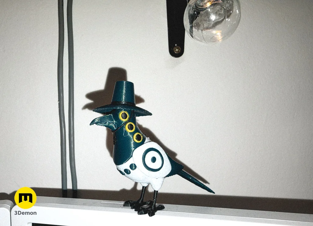 3D-модель воробья Сусси из KPop Demon Hunters