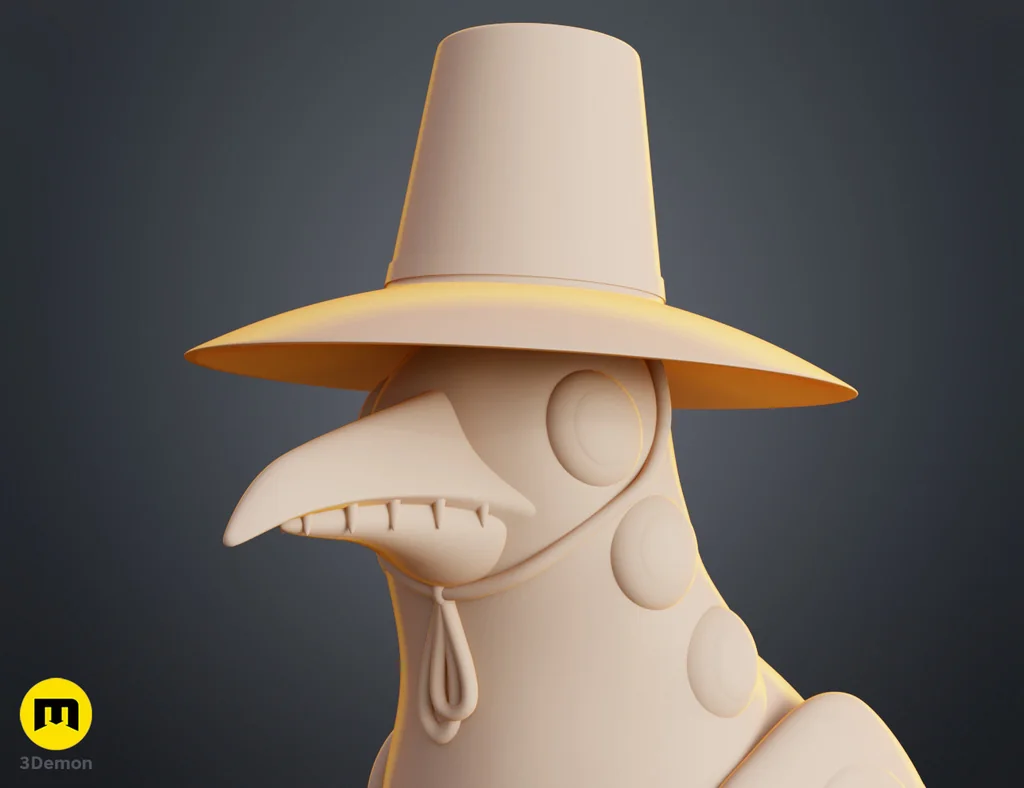 3D-модель воробья Сусси из KPop Demon Hunters