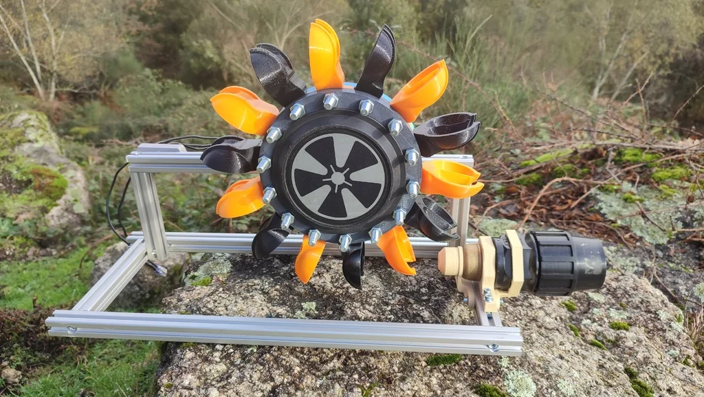 Генератор гидроэлектростанции Hoverboard Pelton