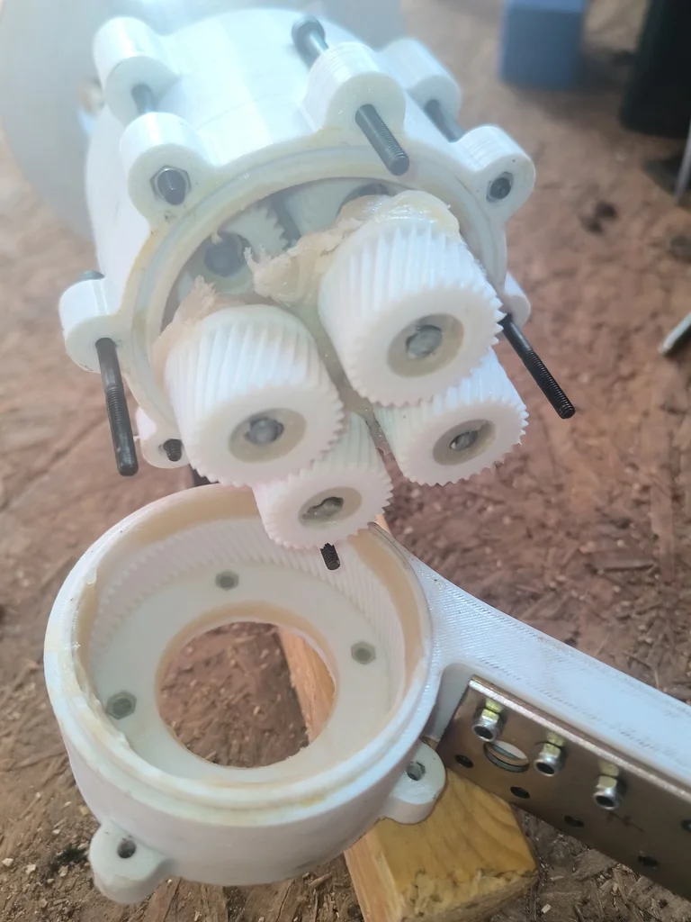 Планетарный редуктор 1:4 для мотора NEMA 23