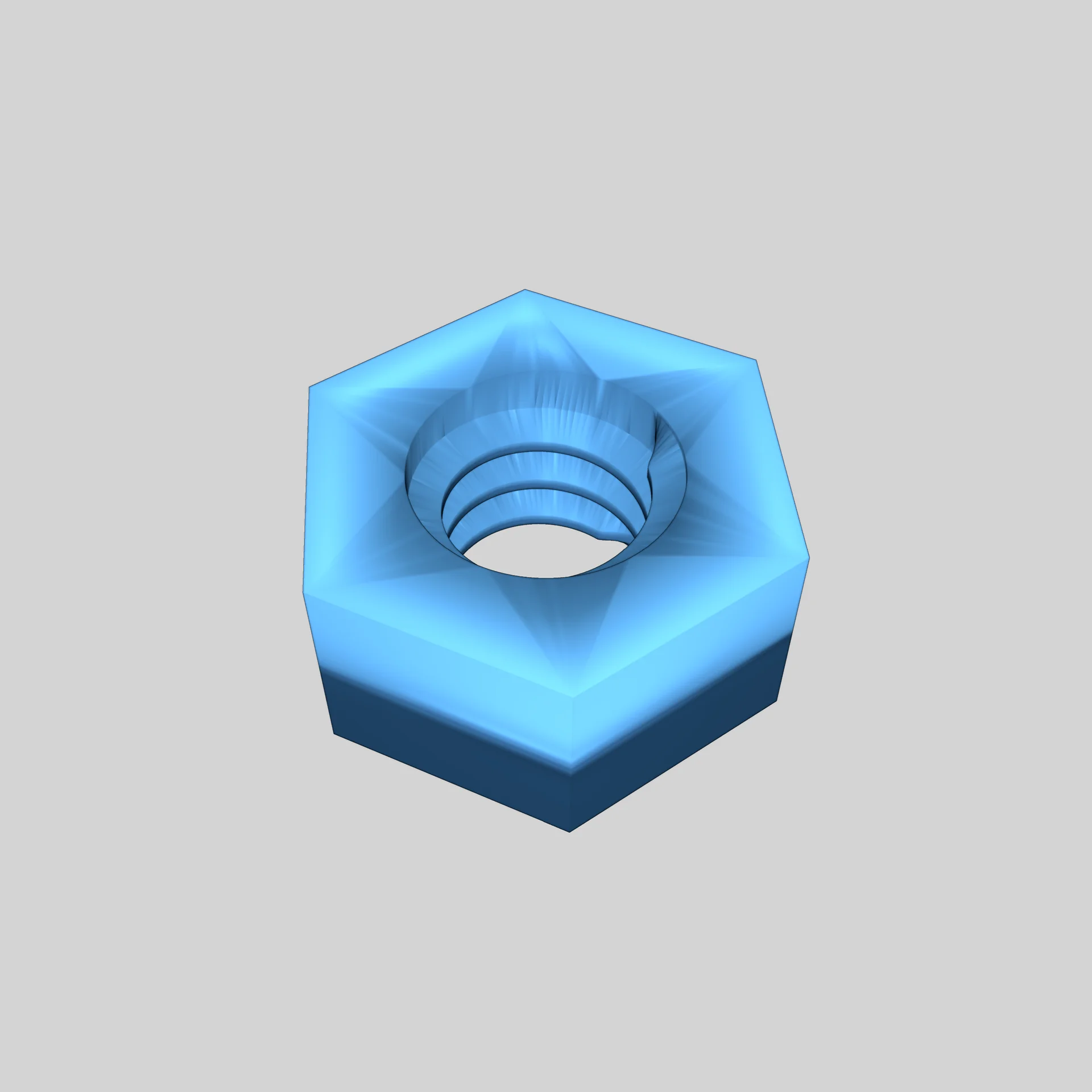 Модель гаек для 3D-печати