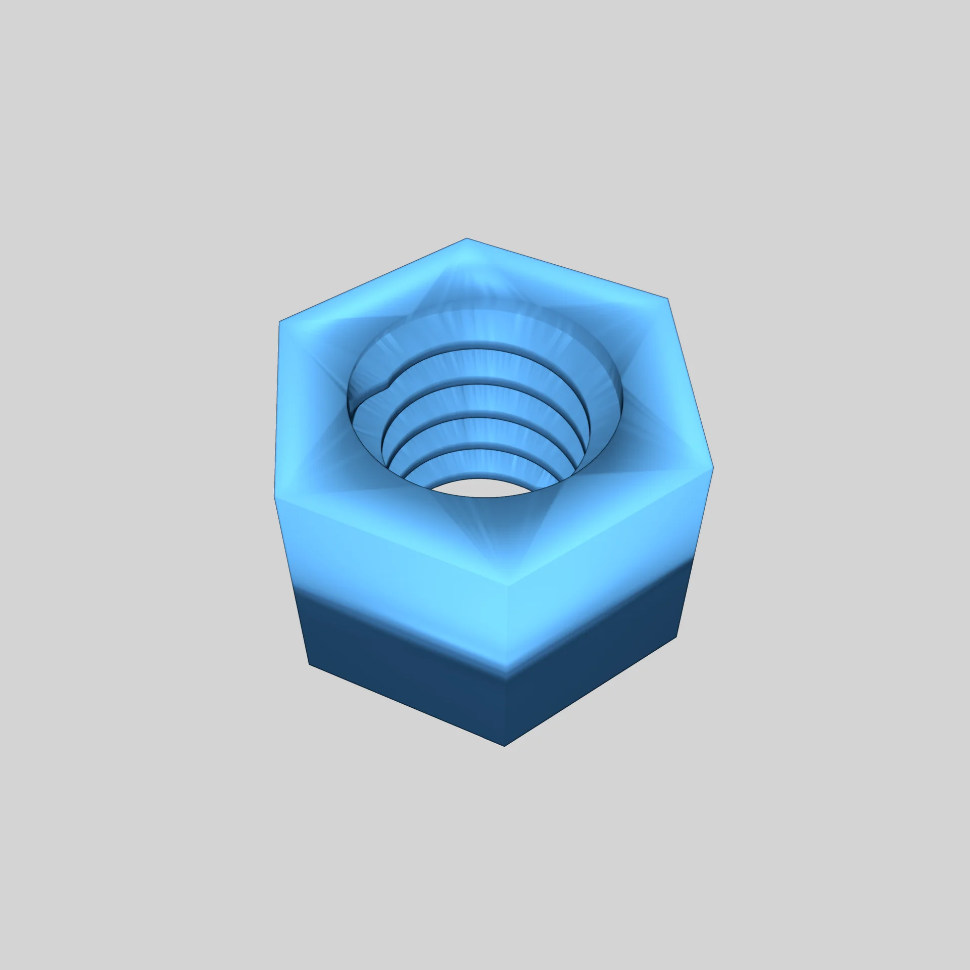 Модель гаек для 3D-печати