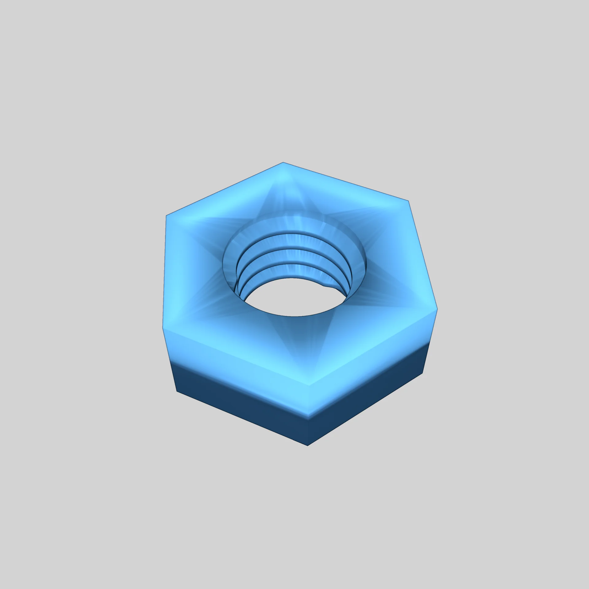 Модель гаек для 3D-печати