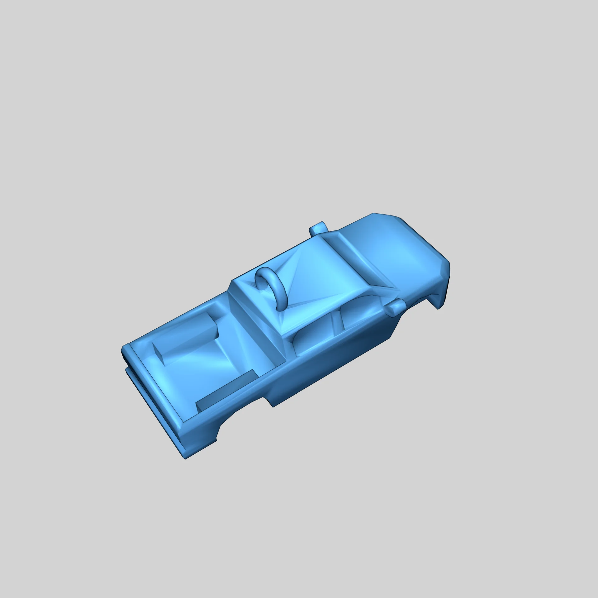 Ёлка на грузовике - 3D модель