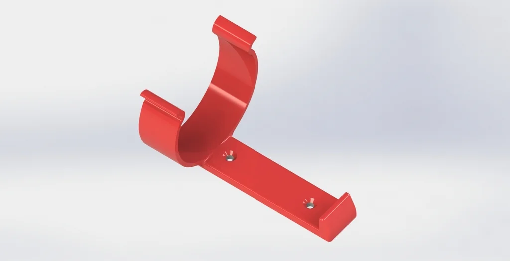 Держатель для баллонов с краской на стену