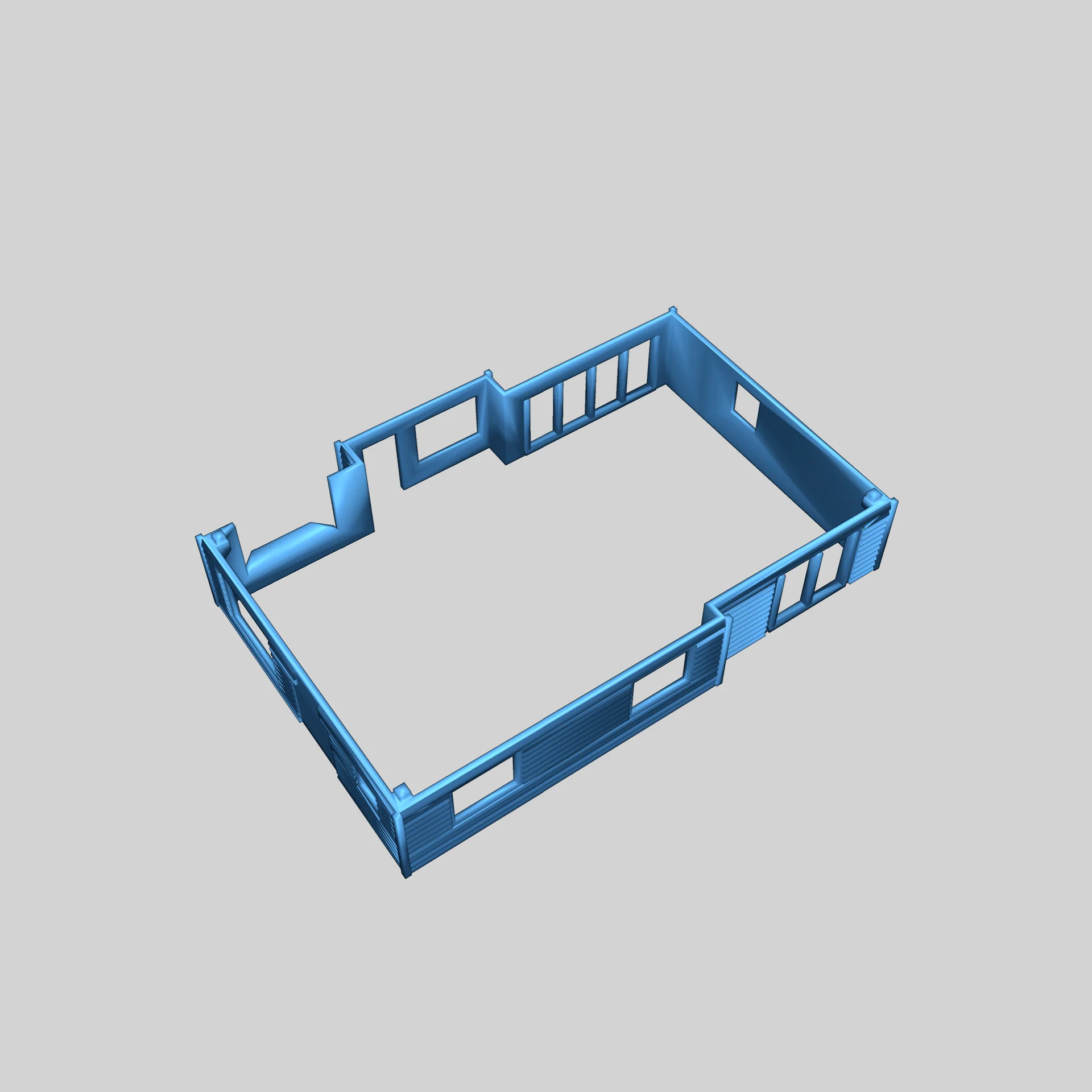 Модель дома в стиле Крафтсман HO