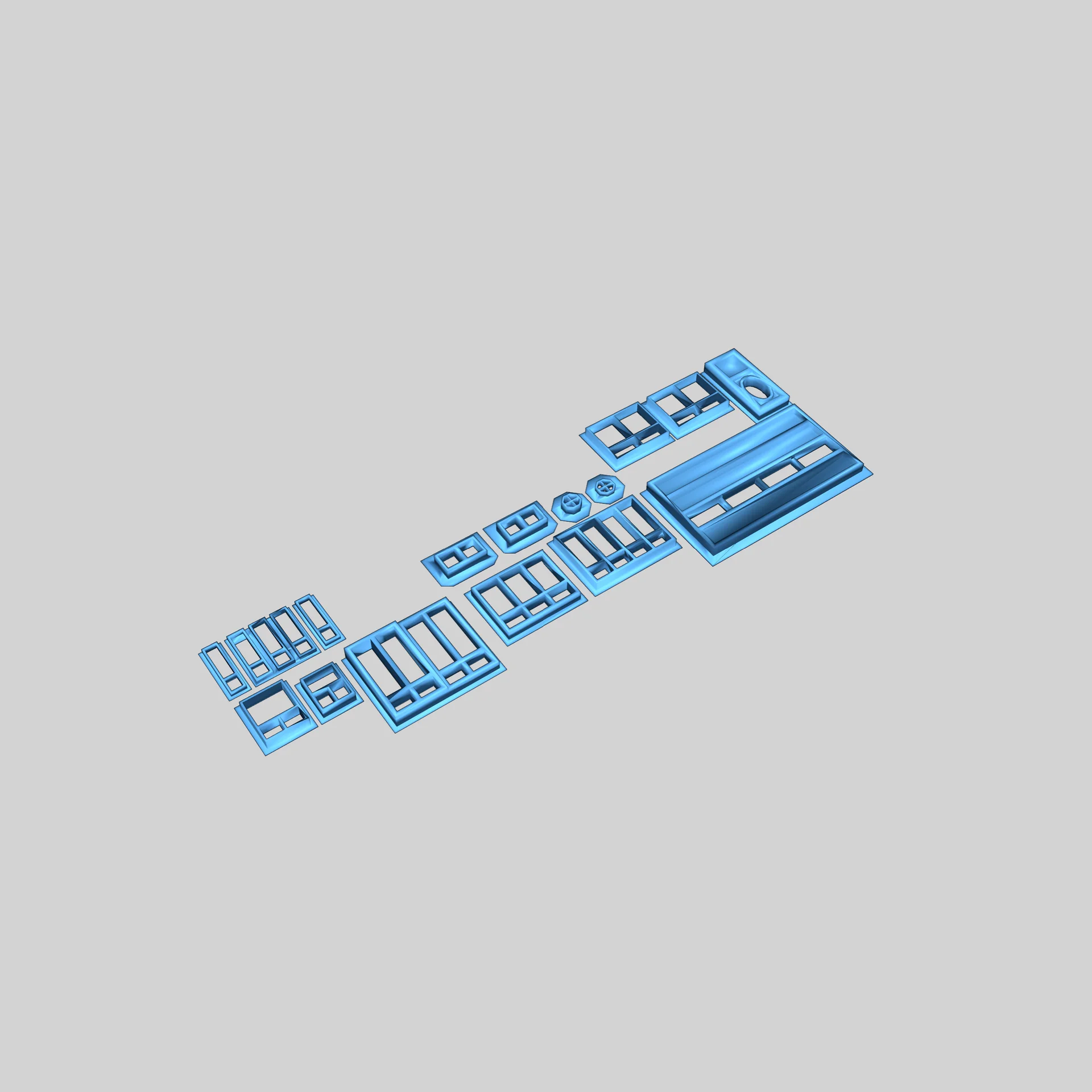 Модель дома в стиле Крафтсман HO