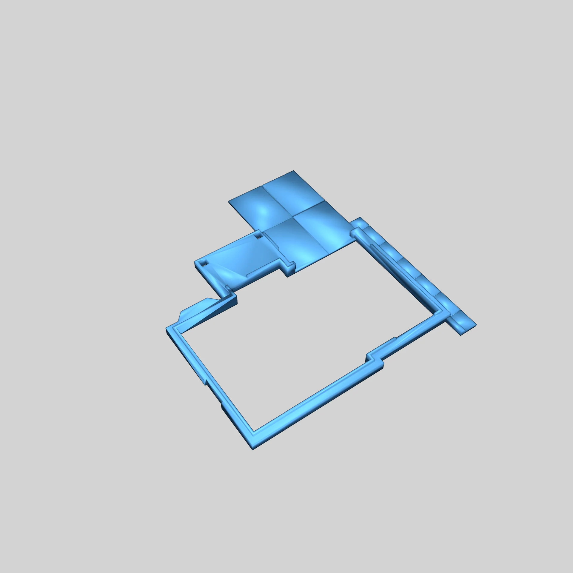 Модель дома в стиле Крафтсман HO