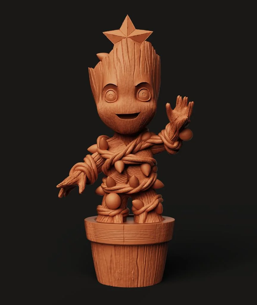 Фигура Рождественского Baby Tree | Декорация | Милый Герой Растений