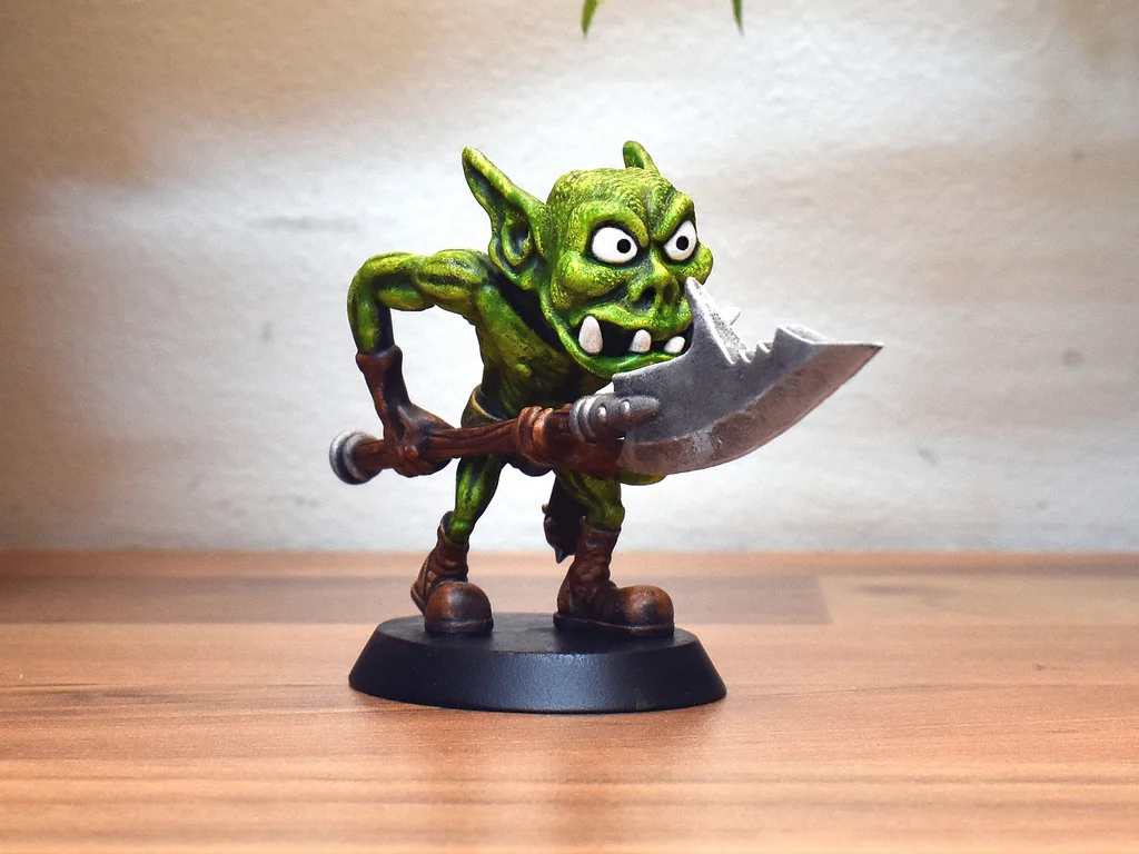 Orc - Snorg - Vogland Stompaxe – 28mm Фэнтези Миниатюра