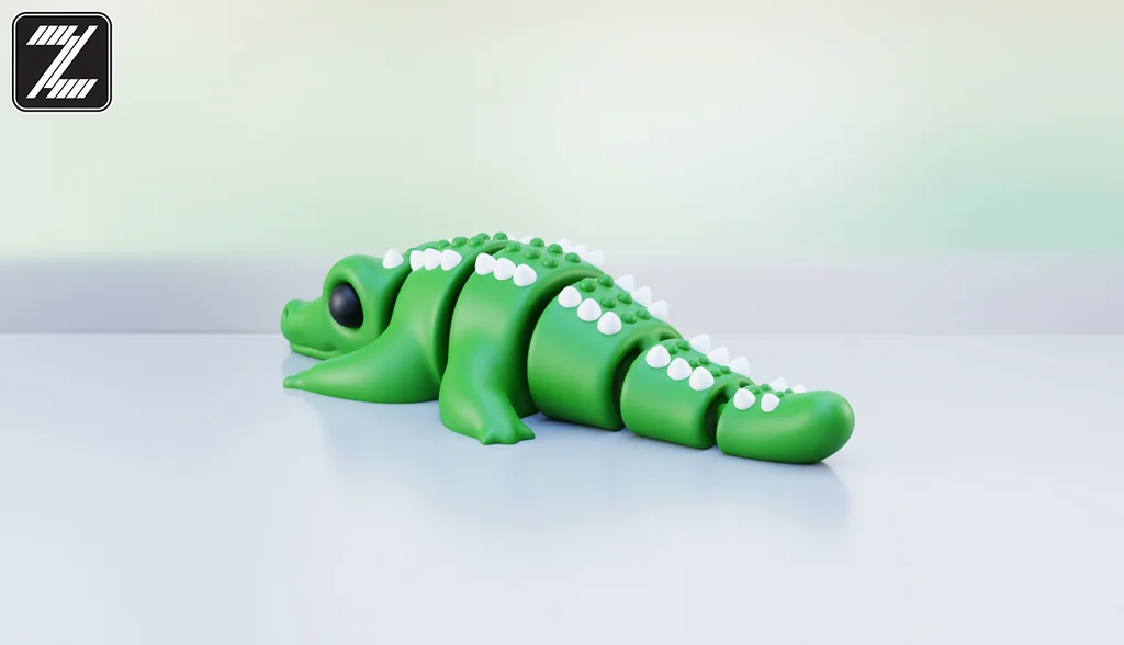 Flexi Baby Crocodile 3D Модель