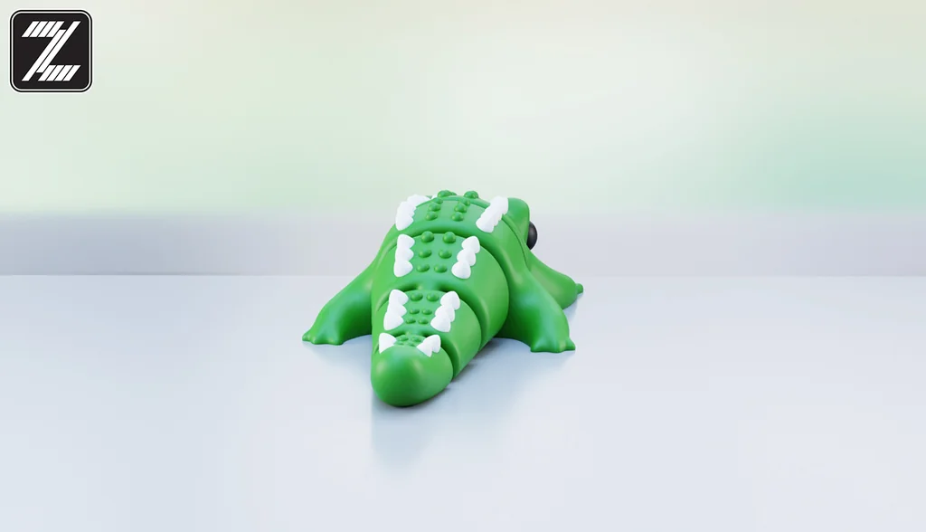 Flexi Baby Crocodile 3D Модель