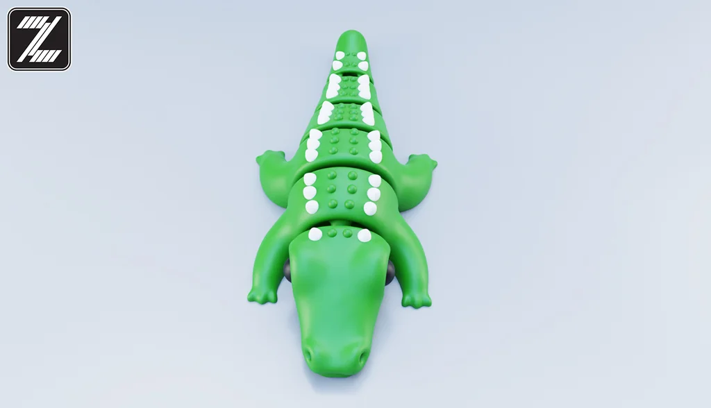 Flexi Baby Crocodile 3D Модель