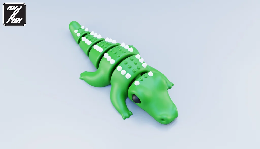 Flexi Baby Crocodile 3D Модель