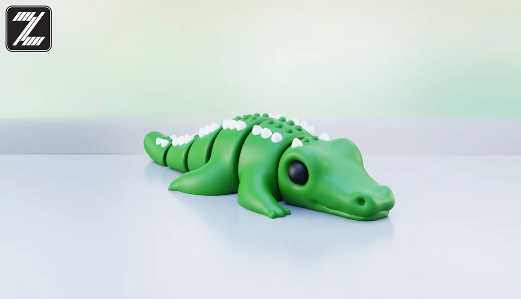 Flexi Baby Crocodile 3D Модель