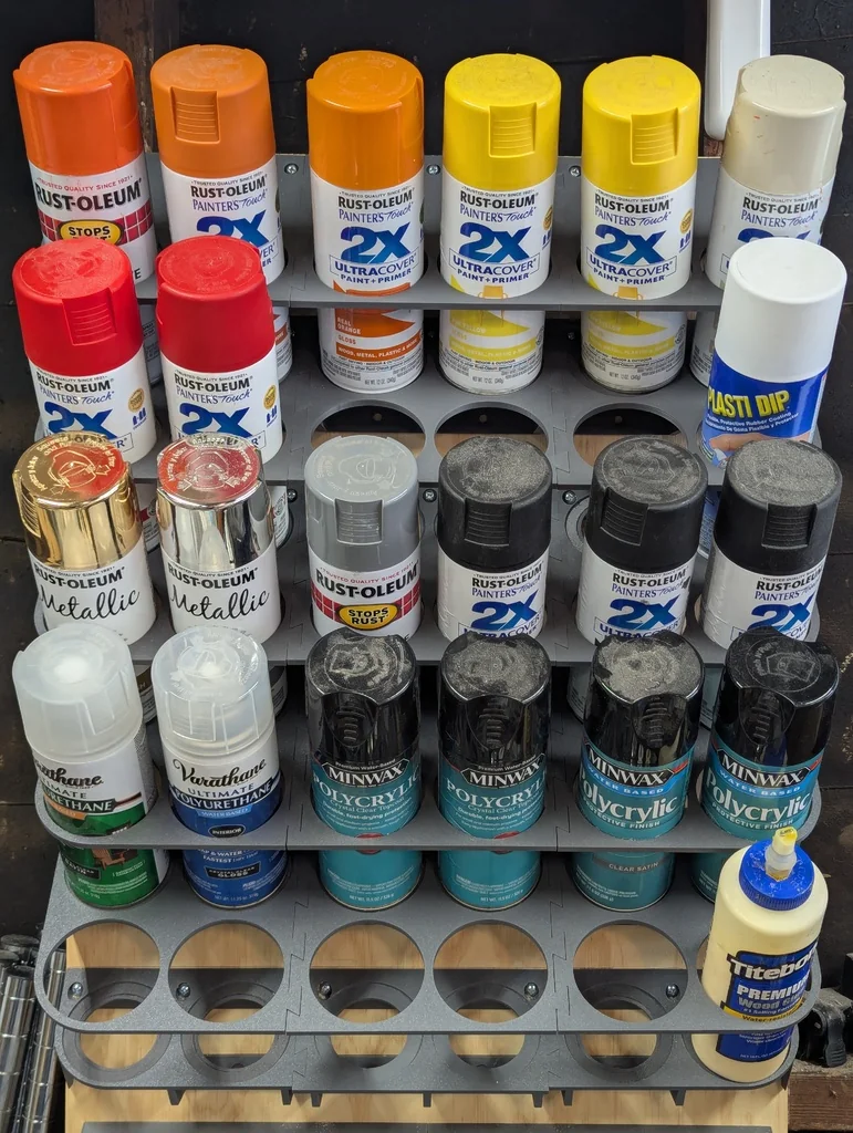 Держатель для баллончиков с краской