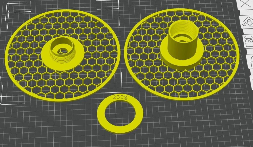 Адаптер для катушек 250г и 500г к 1кг для системы Ace Pro