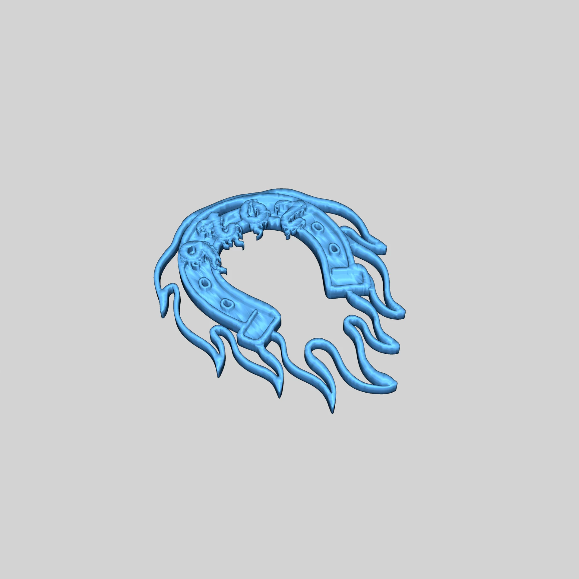 3D-модель: Огненный подковы 2026