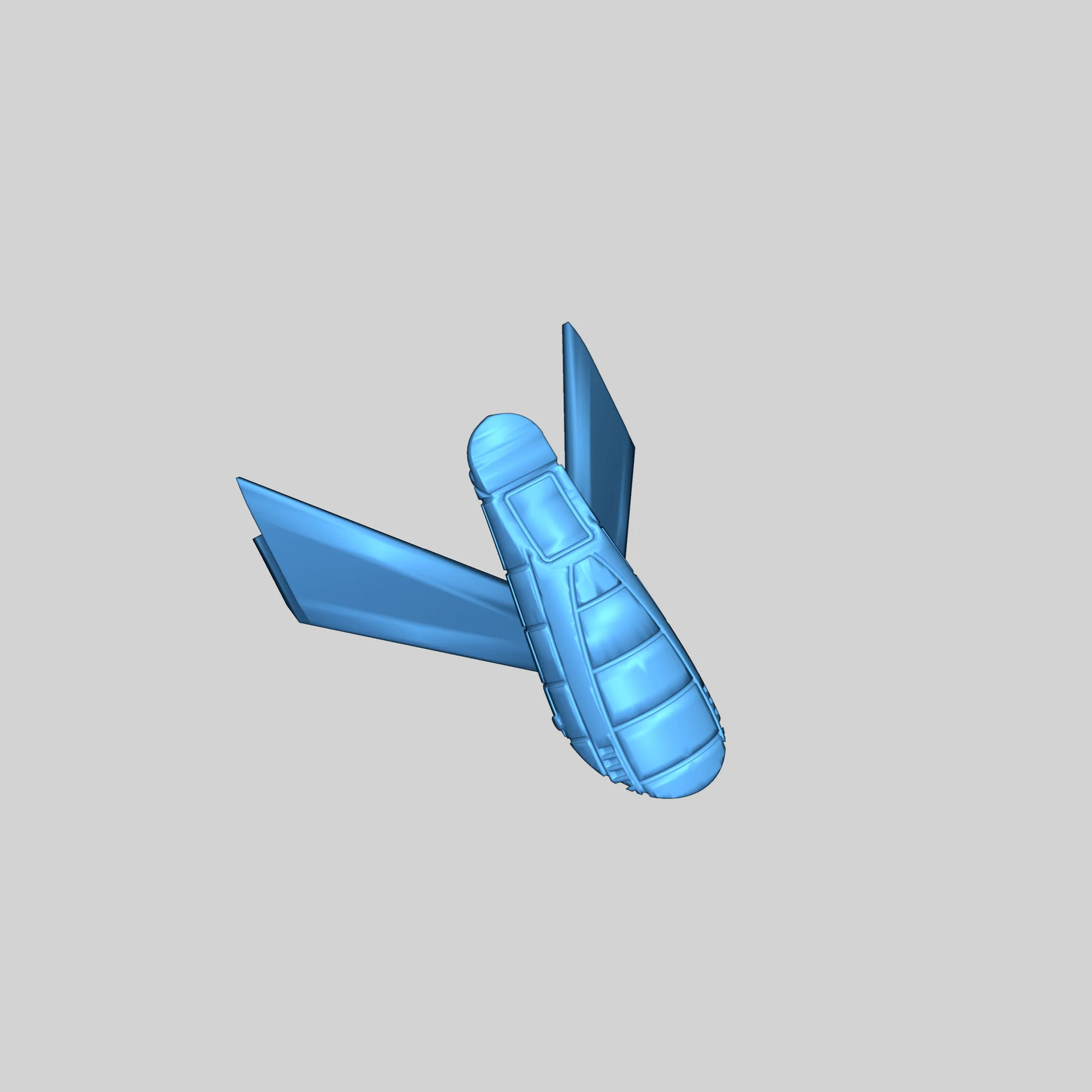 USS Enterprise Refit NCC-1701 - Модель без поддержек