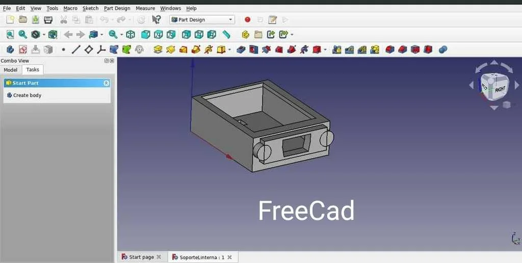Держатель TP4056 для фонарей