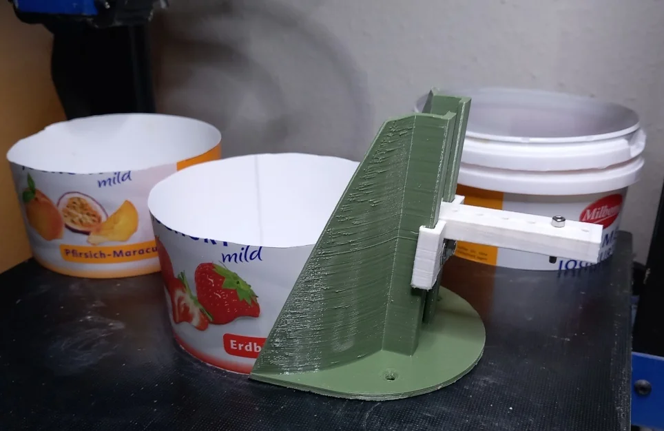 Резак для стаканов йогурта - параметрический