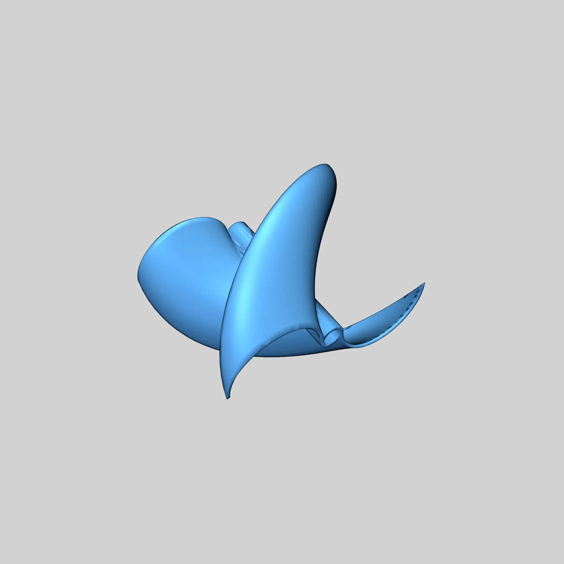 Модель ветряной турбины Савониуса без поддержки