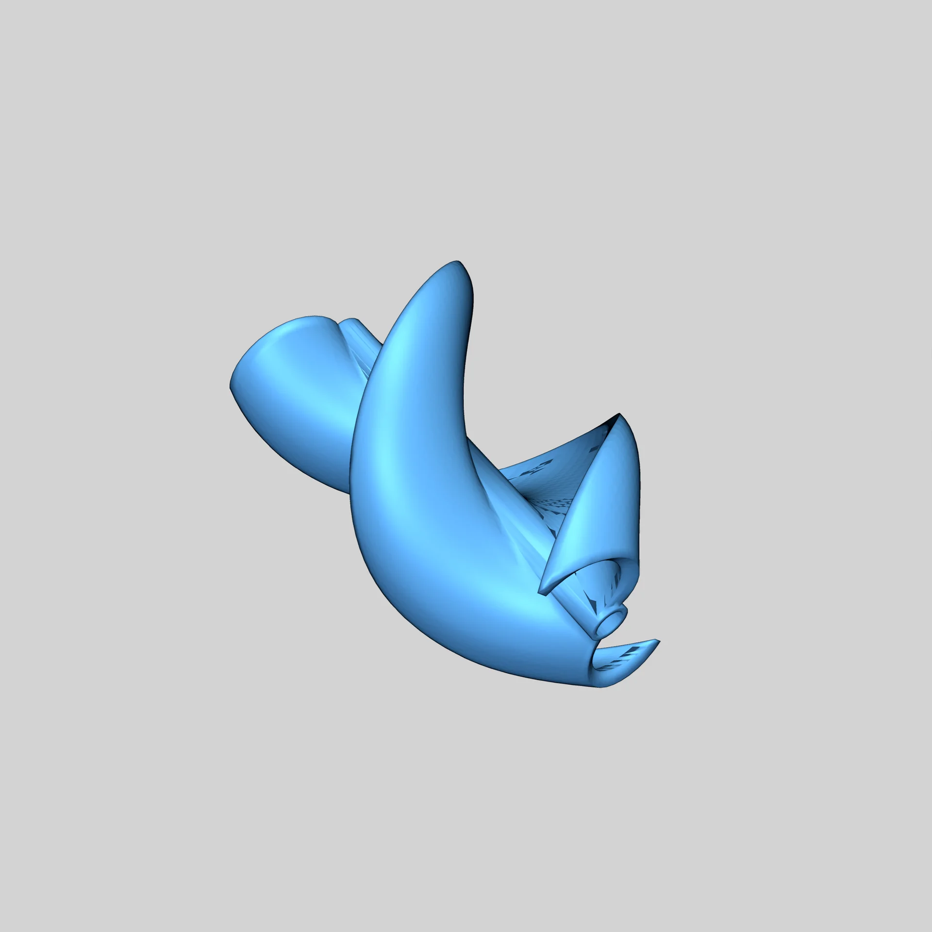 Модель ветряной турбины Савониуса без поддержки