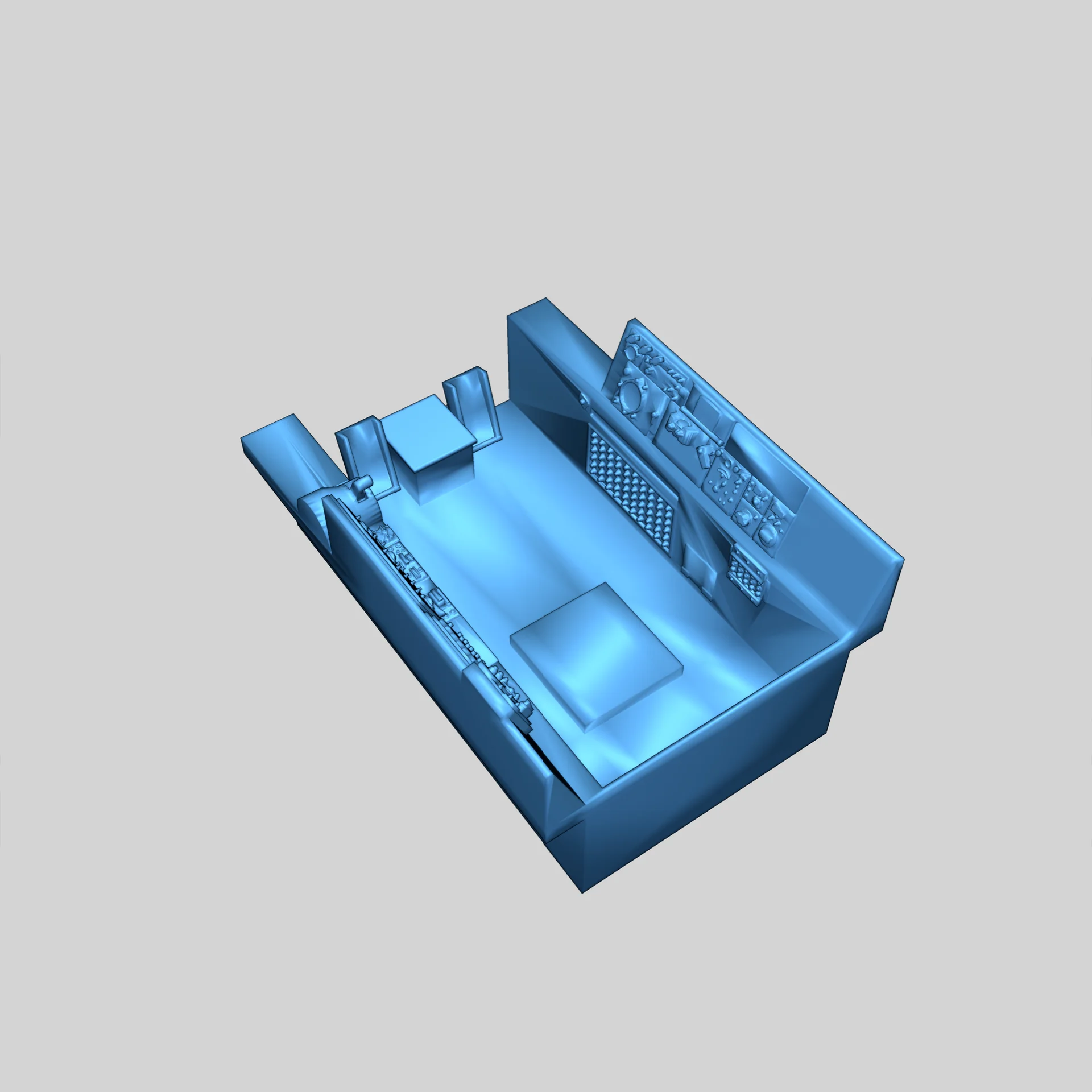 Кабина F-84F Thunderstreak в масштабе 1/72