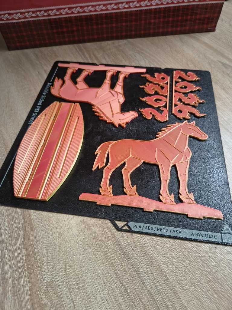 Держатель для салфеток в виде Огненного Коня 2026