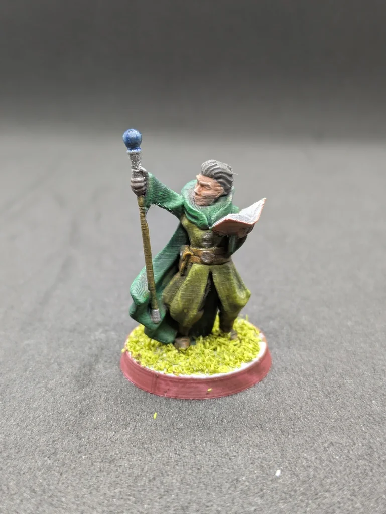 Миниатюра человека-волшебника без поддержек