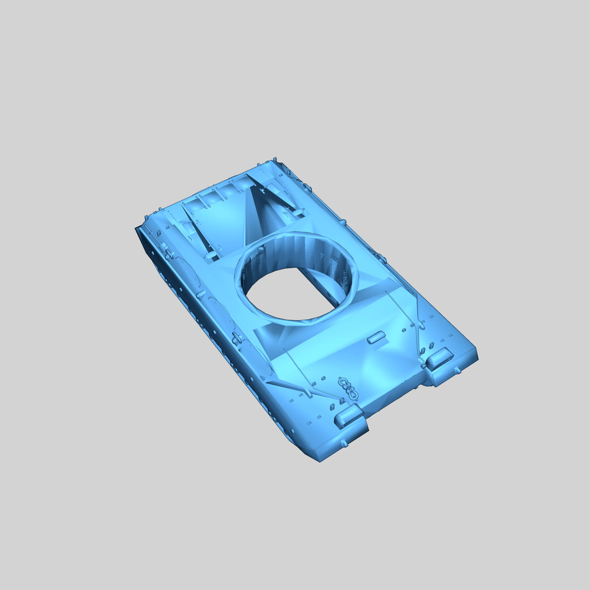 Модель танка BZT-70 1:1000