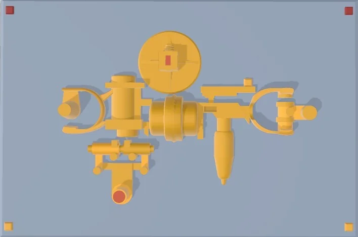 Модель растений для коридора Star Trek TOS