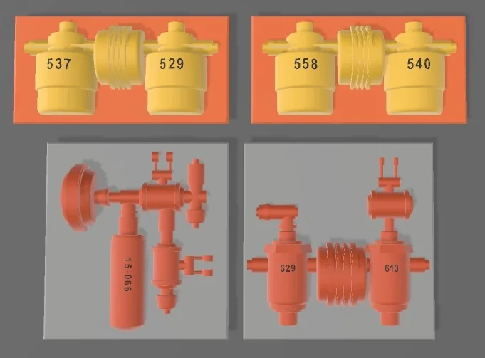 Модель растений для коридора Star Trek TOS