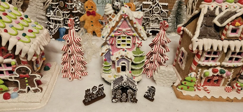 Имбирный пряник: Рождественская сцена