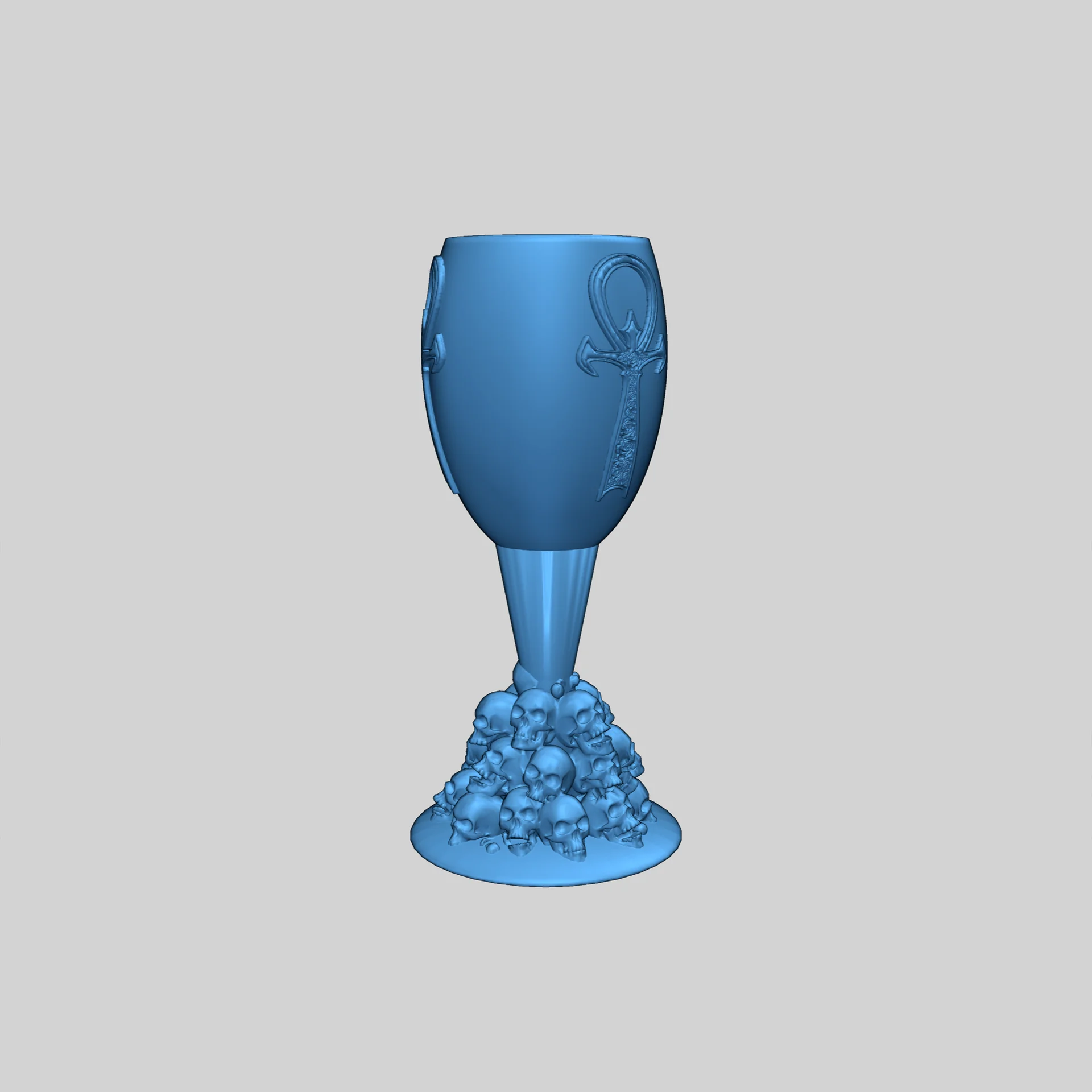 Вампирский Кубок – Готическая Чаша с Черепами