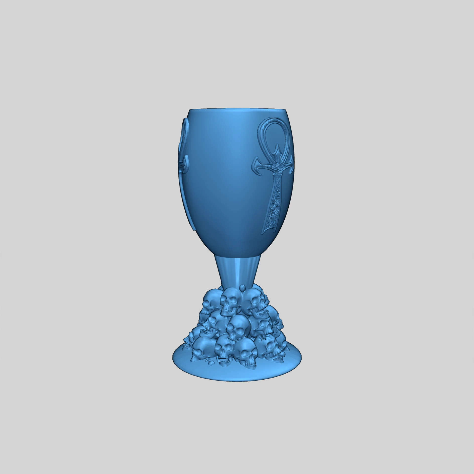 Вампирский Кубок – Готическая Чаша с Черепами