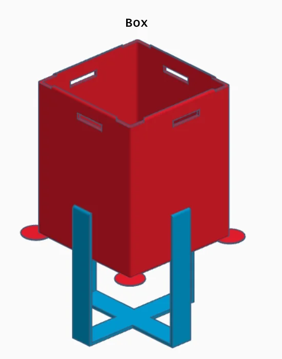 Подарочная коробка с поворотным замком
