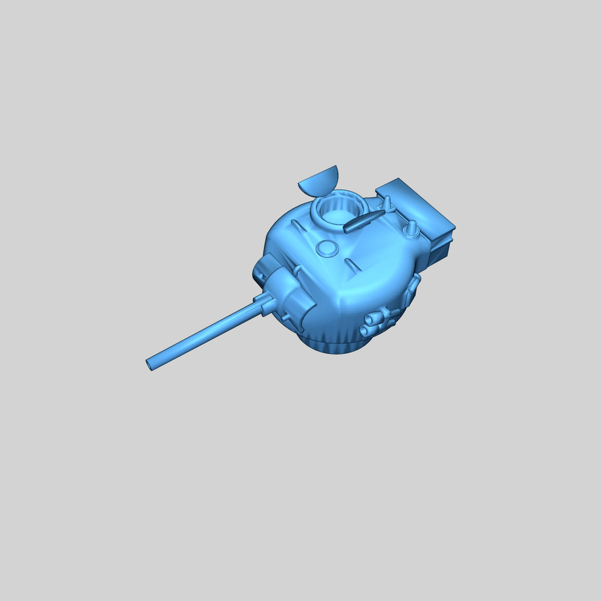 Модель башен Шермана с открытыми люками