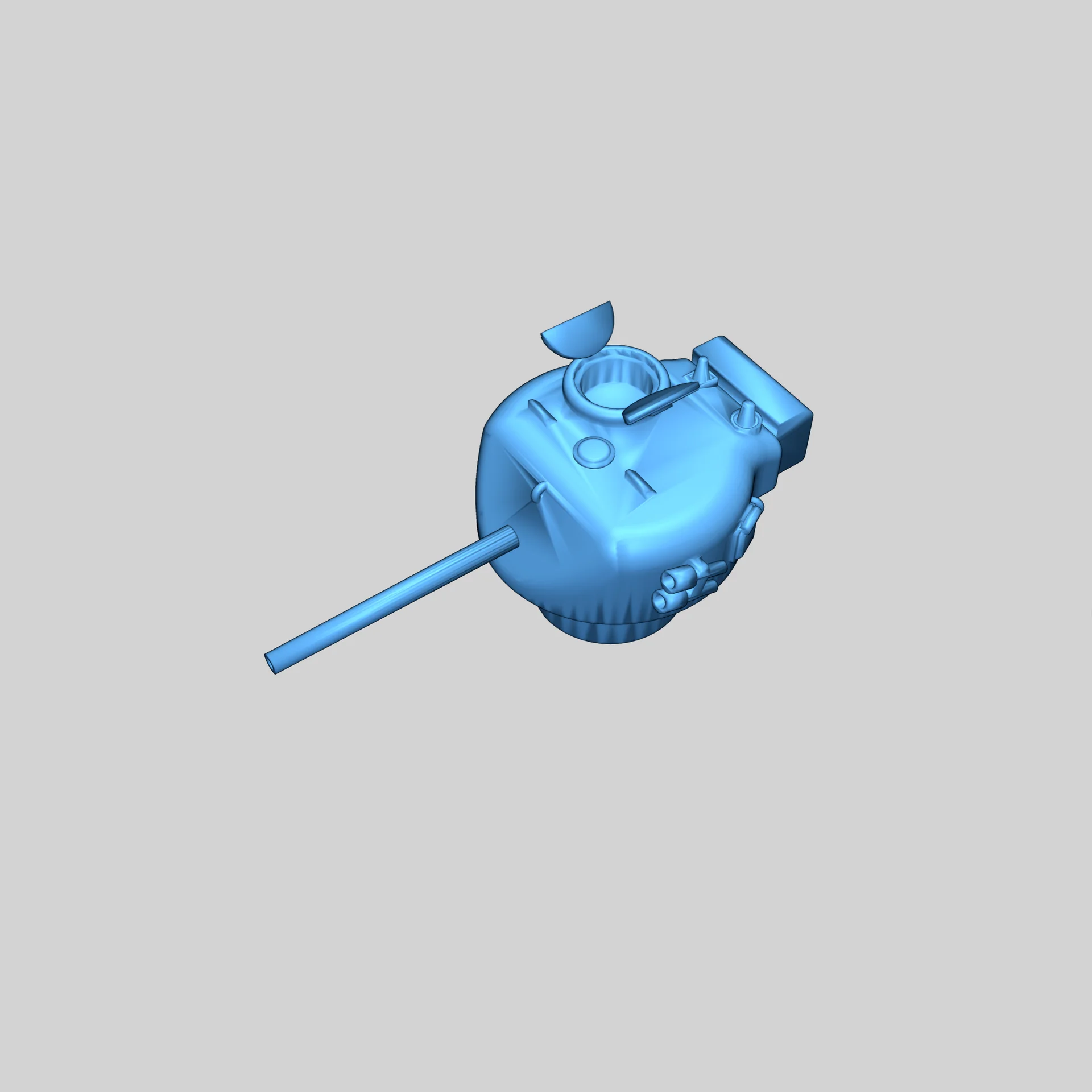 Модель башен Шермана с открытыми люками