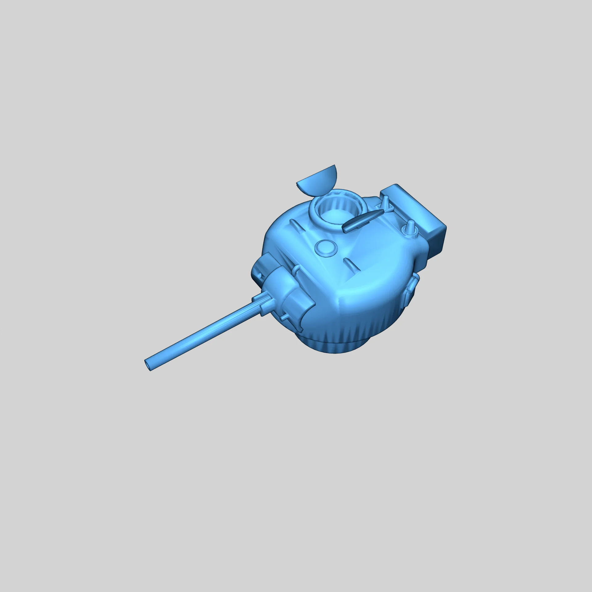 Модель башен Шермана с открытыми люками