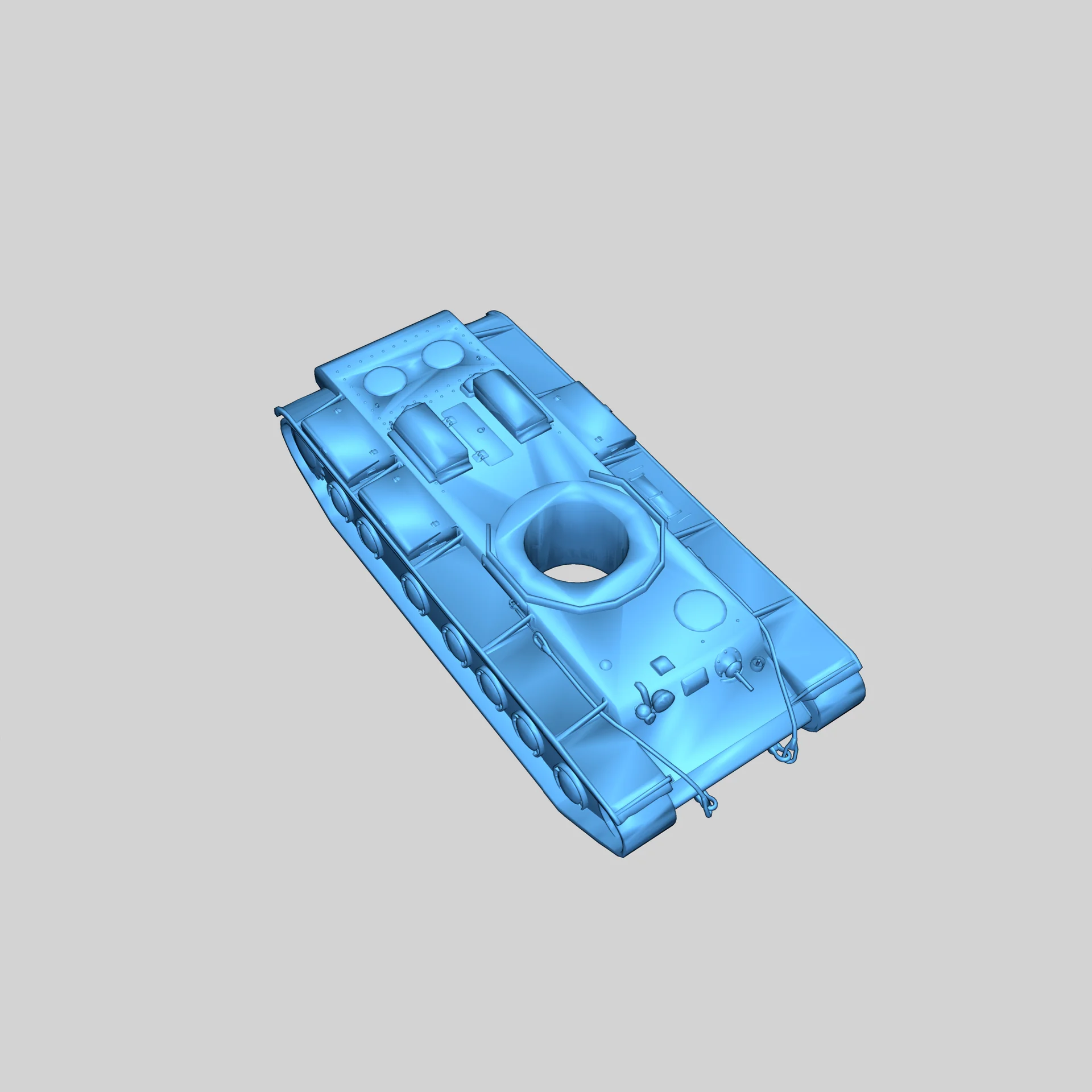 Модель танка КВ-3 1:100