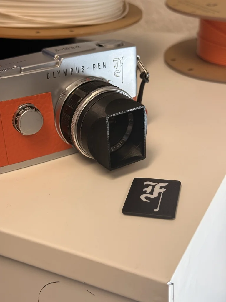 Ректangularный бленда для Olympus Pen F 38mm f/1.8