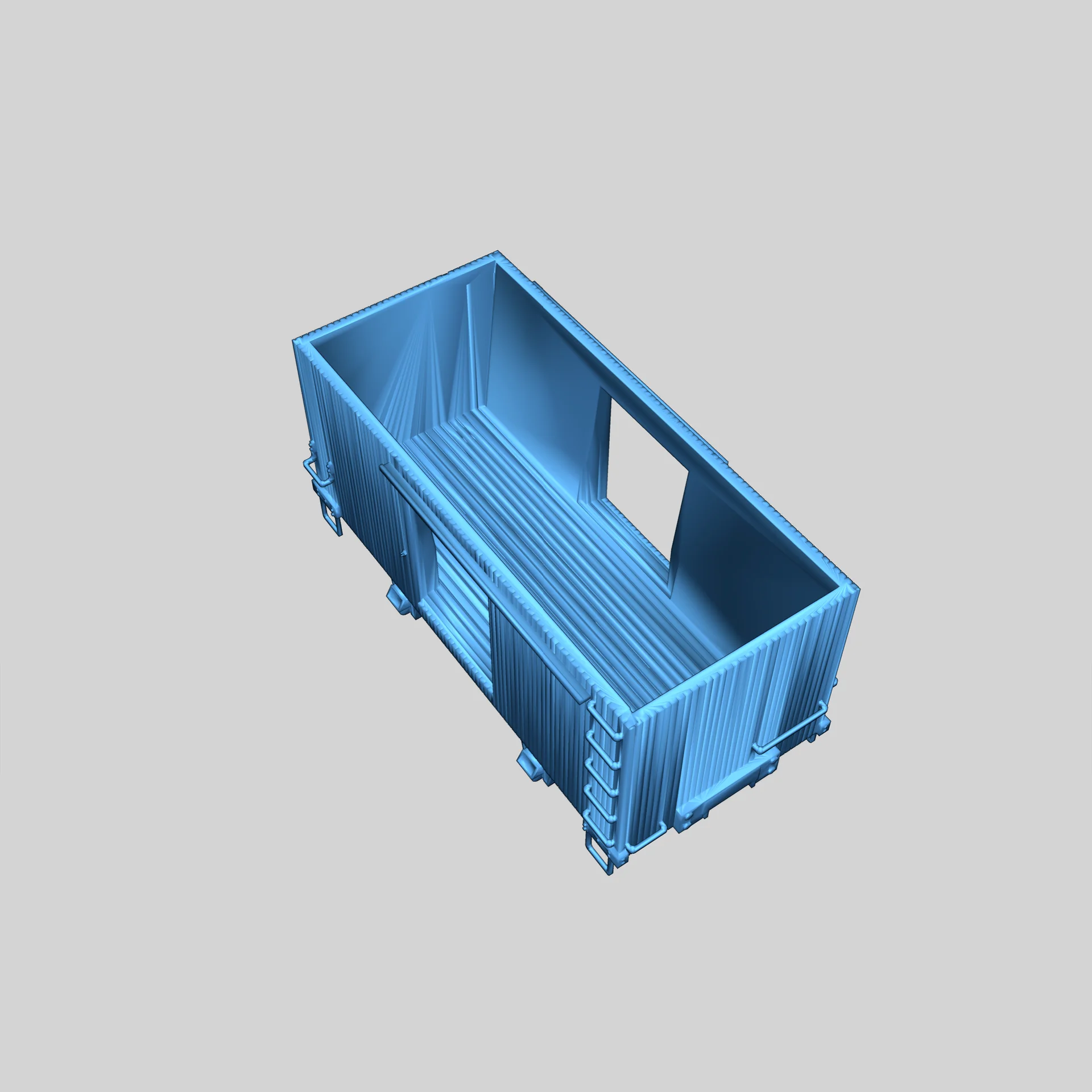 Модель 20' двухосного грузового вагона (HO SCALE)