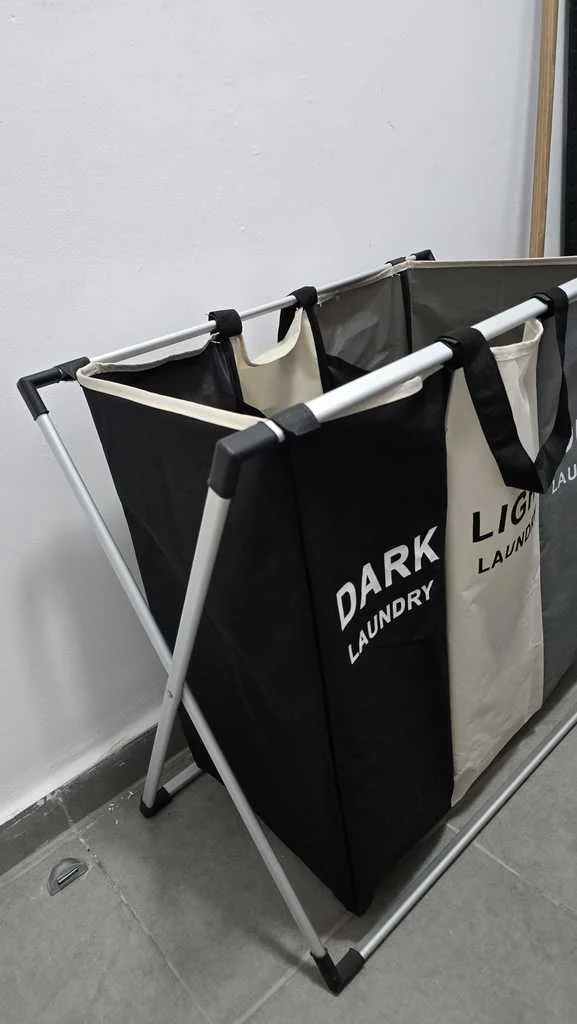 3-в-1 корзина для белья с ножками