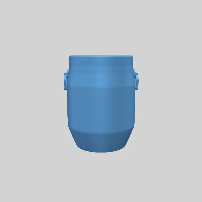 Индустриальный синий барабан для хранения