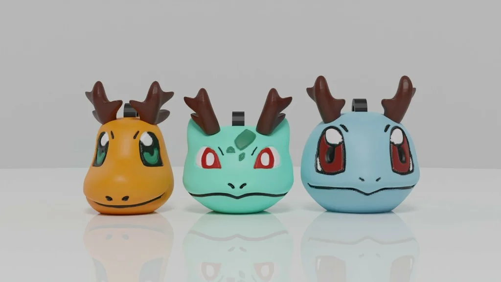 Декорации на Рождество: Покемоны из Канто